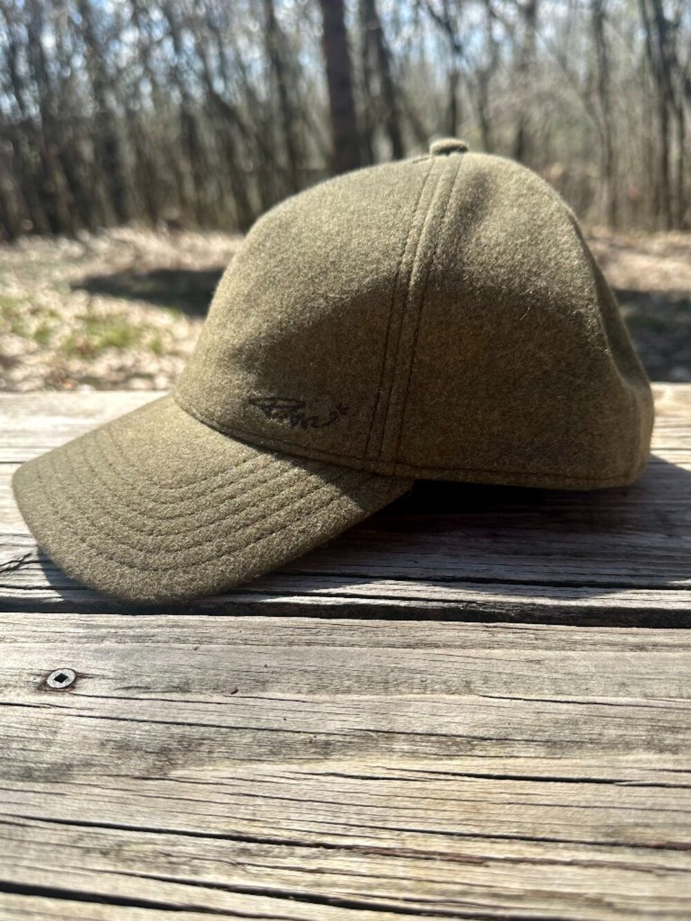 Prana Wool Green Ball Cap